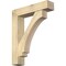 Ekena Millwork Imperial Block Rough Sawn Bracket w/ Offset Brace, Douglas Fir, 8"W x 36"D x 44"H BKT0806X36X44IMP05RDF - alternate 1